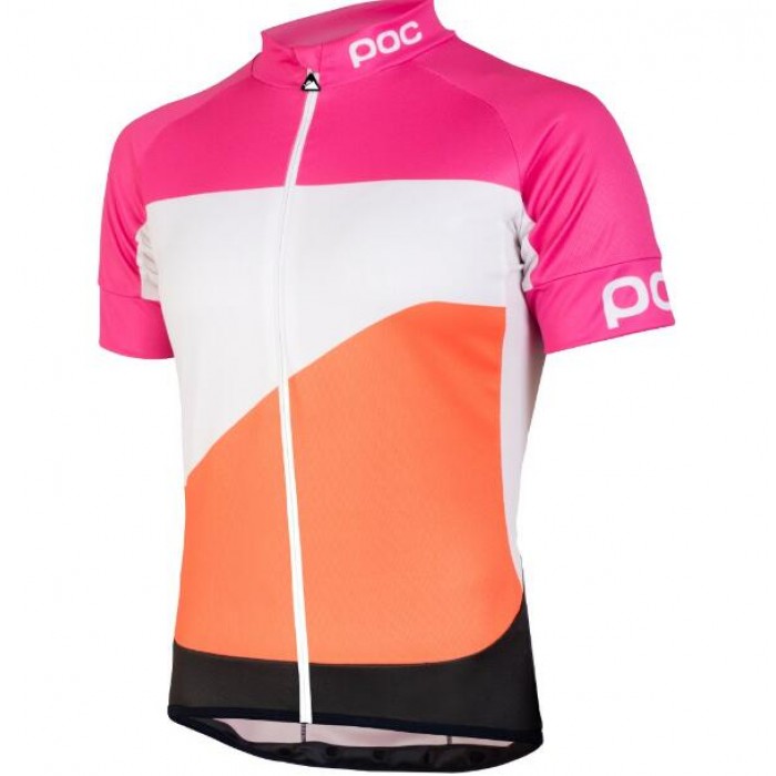 POC Fondo Gradient Classic Wielershirt Korte Mouw Theor Multi Pink