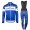 2018 Quick Step Floors Blauw Fietskleding Set Wielershirt Lange Mouw+Lange Fietsbroeken Bib