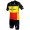 Quick Step Floors Belgium Champion 2018 Fietskleding Set Wielershirt Korte Mouw+Korte Fietsbroeken Bib