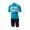 TEAM SKY 2018 Blauw Fietskleding Set Wielershirt Korte Mouwen+Korte Fietsbroeken