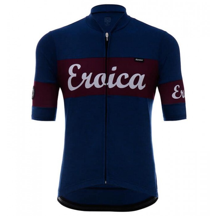 Santini Eroica Cielo Wielershirt Korte Mouw