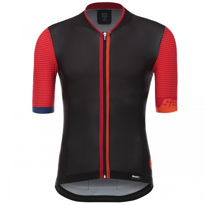 Santini Tono 2.0 Rood Wielershirt Korte Mouw