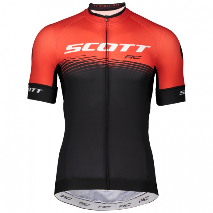 Scott RC PRO Wielershirt Korte Mouw Fiery Red/Black