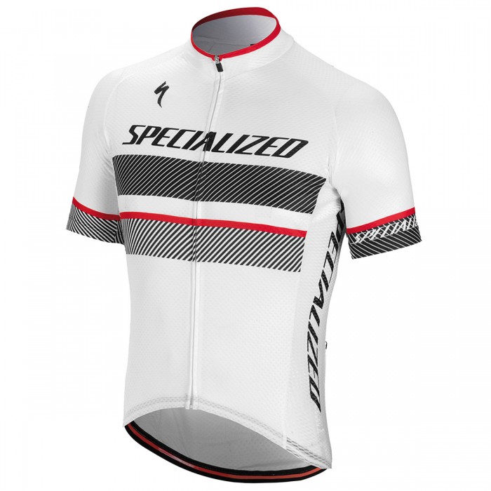 Specialized RBX Comp Logo-Wit Wielershirt Korte Mouw