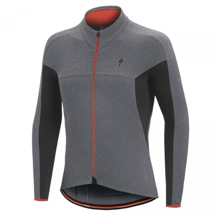 Specialized Therminal SL Expert-Grijs M/L Wielershirt Lange Mouw