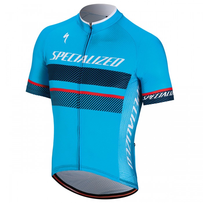 Specialized RBX Comp Logo-Blauw Wielershirt Korte Mouw