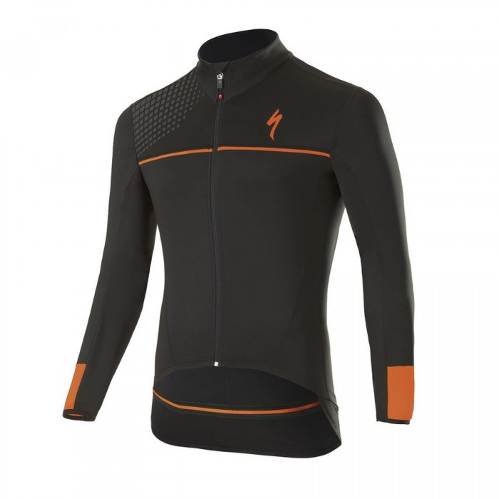 Specialized Element SL Elite Race-Oranje M/L Wielershirt Lange Mouw