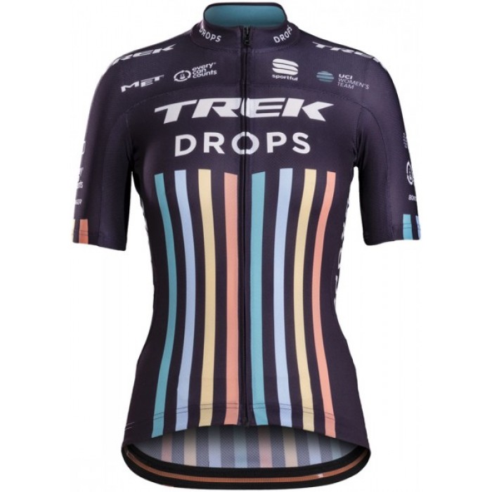 TREK-DROPS 2018 Dames Wielershirt Korte Mouw