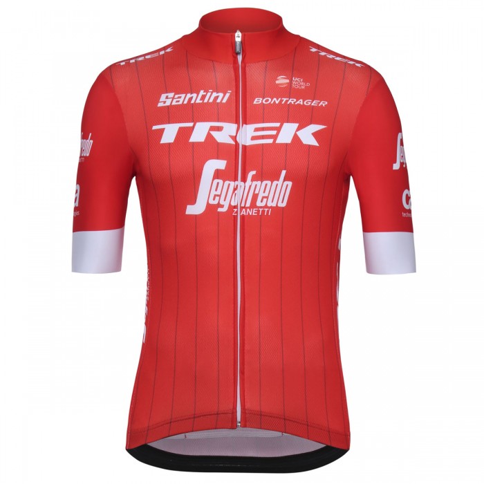 Trek Segafredo 2018 Rood Wielershirt Korte Mouwen