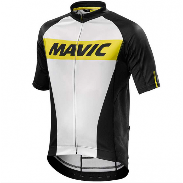 2016 Mavic Wielershirt Met Korte Mouwen Wit Zwart