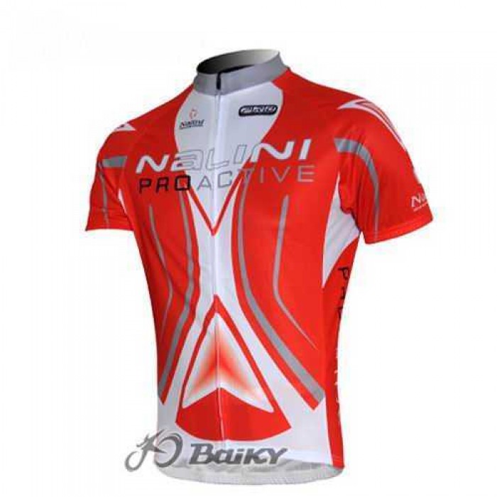 Nalini Pro Team Wielershirt Met Korte Mouwen Rood