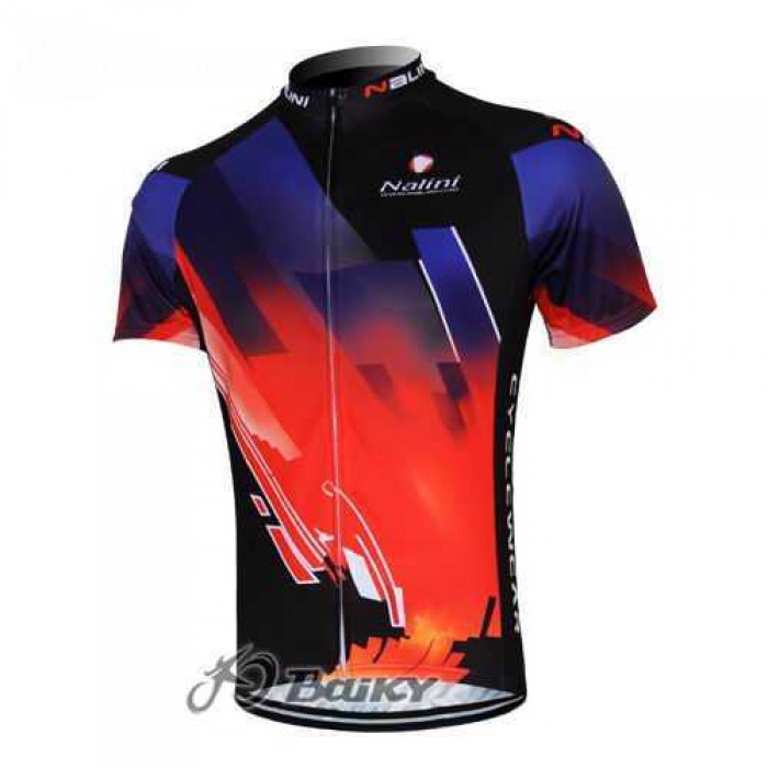 Nalini Pro Team Wielershirt Met Korte Mouwen Rood Zwart