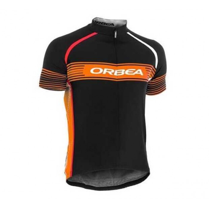 2015 Orbea Zwart-Geel Wielershirt Met Korte Mouwen