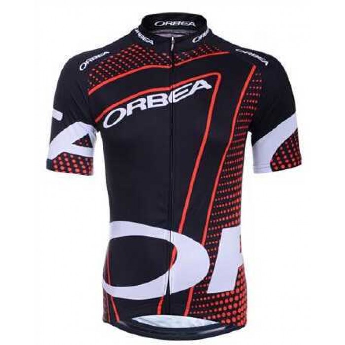 2015 Orbea Zwart Rood Wielershirt Met Korte Mouwen