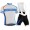 2015 Orbea Wit-Blauw Fietskleding Set Fietsshirt Met Korte Mouwen+Korte Koersbroek