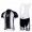 Pearl Izumi Pro Team Fietskleding Set Fietsshirt Met Korte Mouwen+Korte Koersbroek Wit Zwart