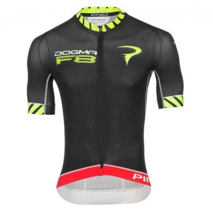 2016 Trikot Pinarello Tour F8 Wielershirt Korte Mouw Geel