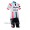 Teams Rapha Focus Wielerkleding Set Set Wielershirts Korte Mouw+Fietsbroek Wit