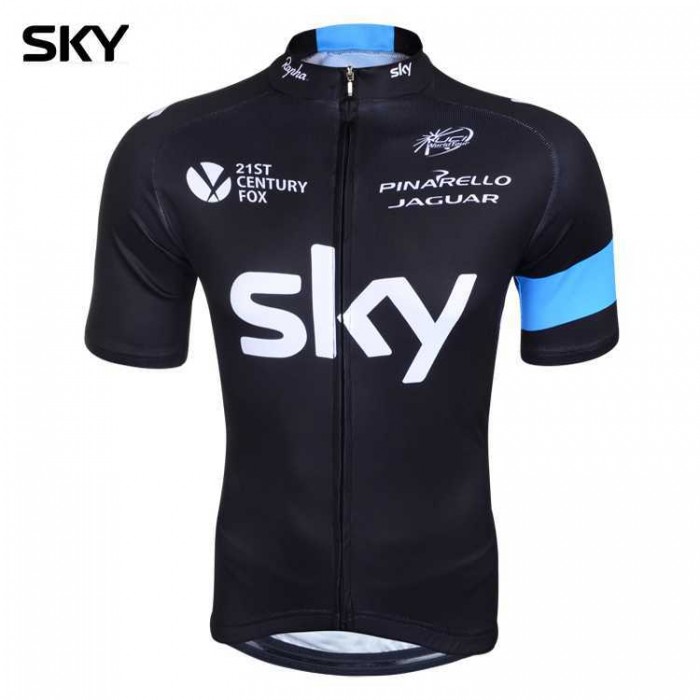 Teams Sky 2014 Wielershirt Met Korte Mouwen