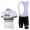 2013 Teams Sky UCI Fietskleding Set Fietsshirt Met Korte Mouwen+Korte Koersbroek Wit Zwart