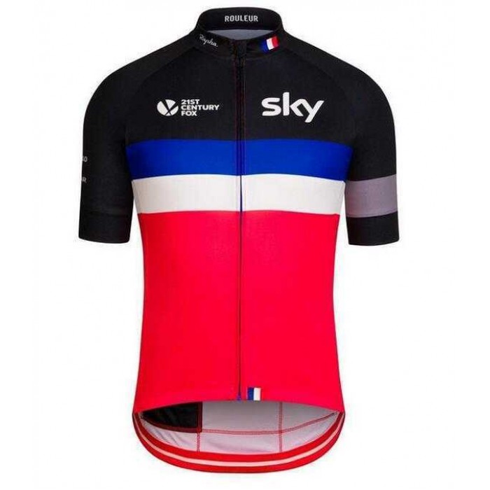 2016 SKY Rapha Wielershirt Met Korte Mouwen02