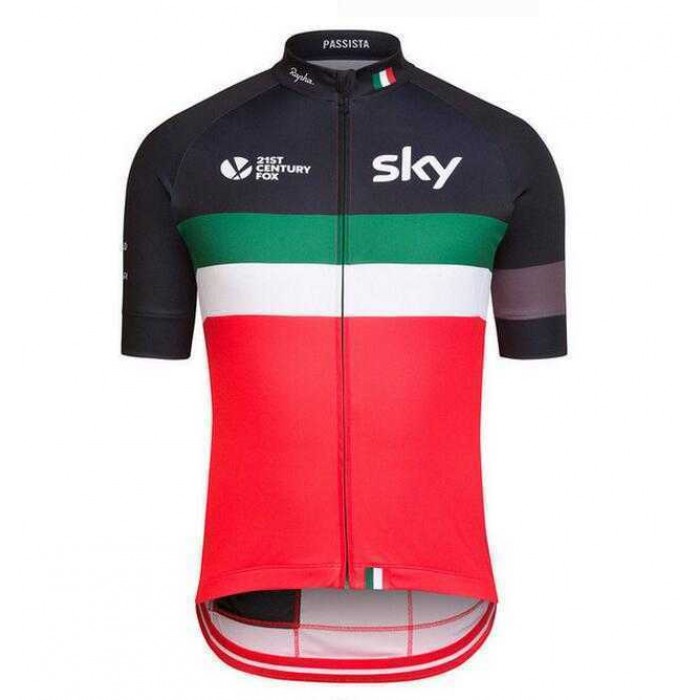 2016 SKY Rapha Wielershirt Met Korte Mouwen01