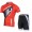 2013 Scott Racing Wielerkleding Set Wielershirts Korte Mouw+Fietsbroekje Rood Zwart