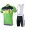 2015 Scott RC Fietskleding Set Fietsshirt Met Korte Mouwen+Korte Koersbroek Groen