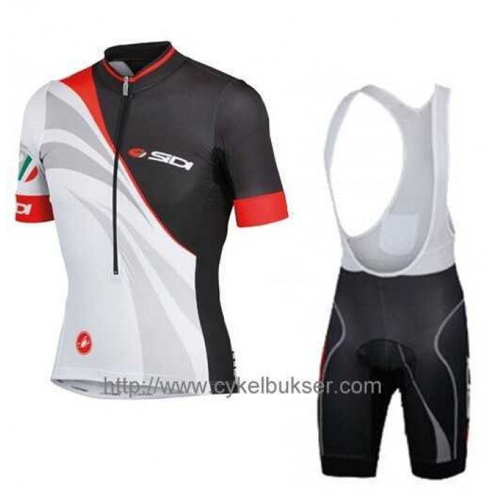 Sidi Ivan AERO Race Fietskleding Set Fietsshirt Met Korte Mouwen+Korte Koersbroek