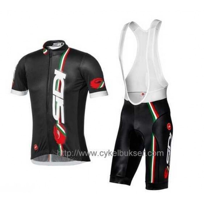 Sidi Dino 2 Fietskleding Set Fietsshirt Met Korte Mouwen+Korte Koersbroek