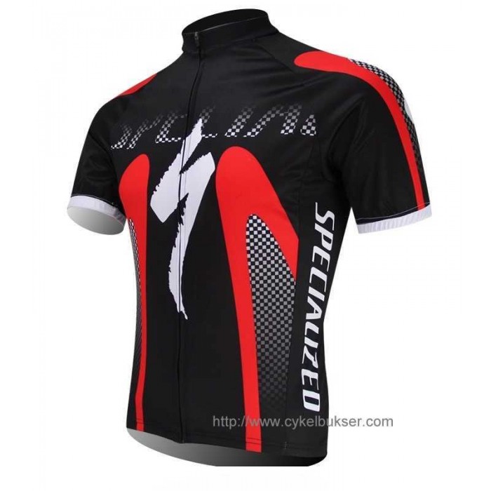 Specialized S-Work Wielershirt Met Korte Mouwen Zwart Rood