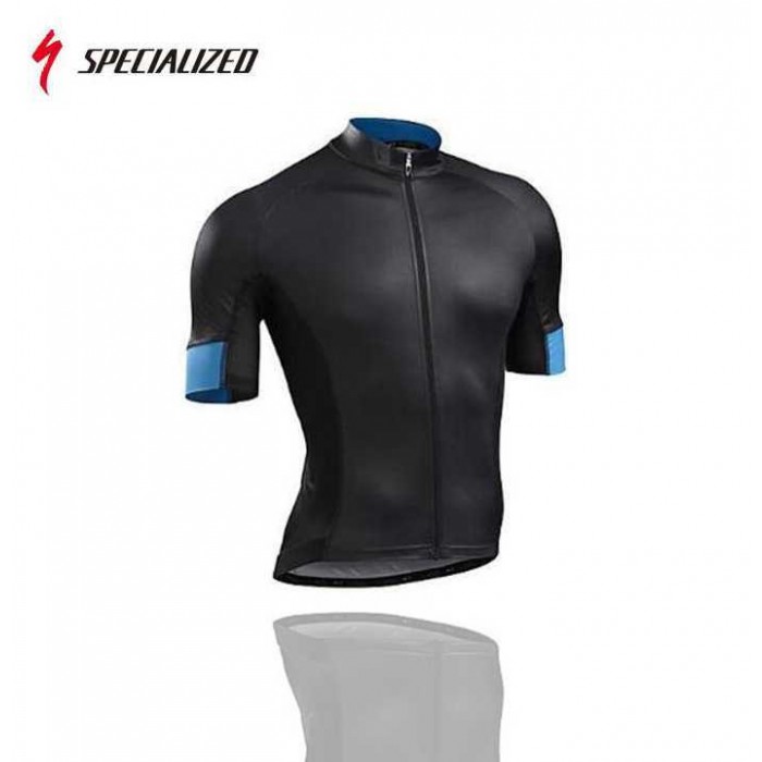 2016 Team Specialized Wielershirt Met Korte Mouwen Blauw Zwart