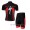 Specialized S-Work Wielerkleding Set Set Wielershirts Korte Mouw+Fietsbroek Zwart Rood