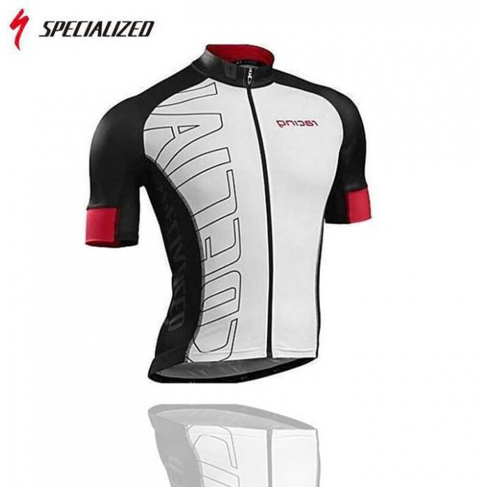 2016 Team Specialized Wielershirt Met Korte Mouwen Rood Wit