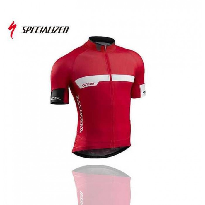 2016 Team Specialized Wielershirt Met Korte Mouwen Rood