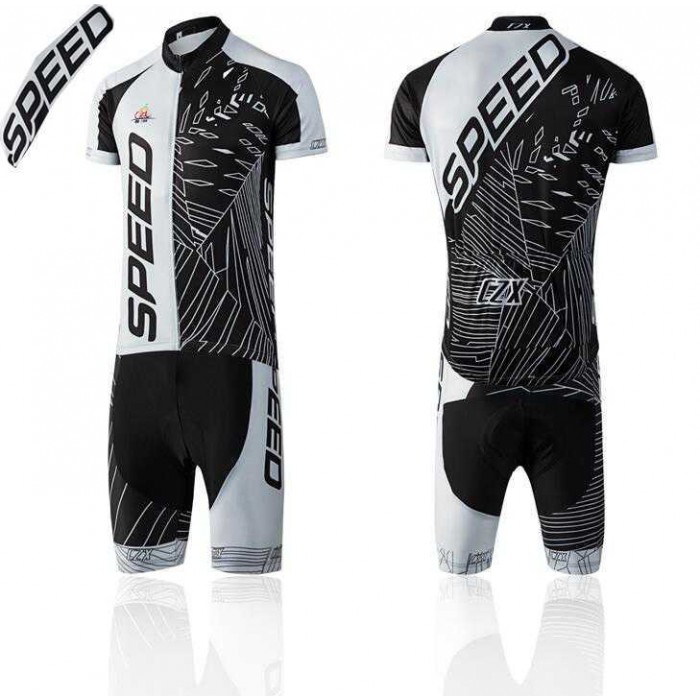 2016 Speed Fietskleding Korte Mouw+Fietsbroek Bib