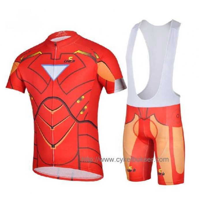 Goedkoop Ironman 2014 Fietskleding Set Fietsshirt Met Korte Mouwen+Korte Koersbroek