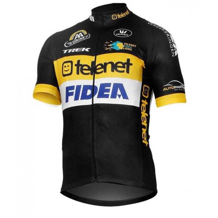 2017 Telenet Fidea Lions Wielershirt Met Korte Mouwen