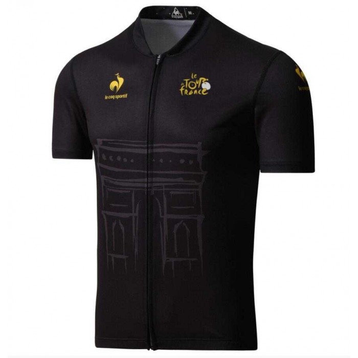 2015 Tour De France Wielershirt Met Korte Mouwen Zwart