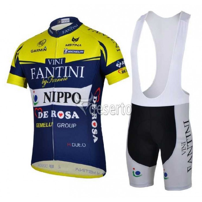 Vini Fantini NIPPO De Rosa Fietskleding Set Fietsshirt Met Korte Mouwen+Korte Koersbroek