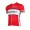 2015 WILIER Wit Rood Wielershirt Met Korte Mouwen