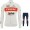 Fietskleding Profteams Trek Segafredo 2022 Pro Wielerkleding Fietsshirt Lange Mouw+Lange Fietsbroek Bib bvtPU