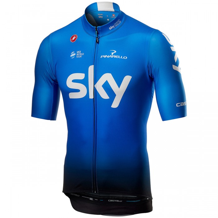 TEAM SKY 2019 Ocean Rescue Wielershirt Korte Mouw