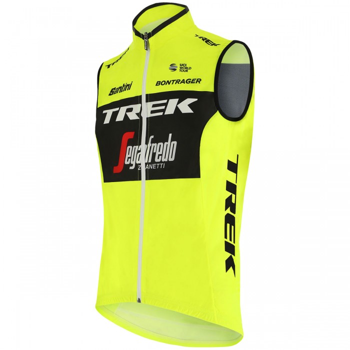 Trek Segafredo 2019 Training Fluo Geel Windstopper Vest